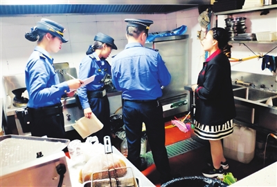 觀音橋街道開展餐飲服務業油煙污染排查整治工作