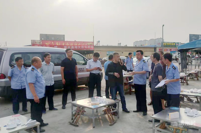 濱城區市東街道開展燒烤專項整治活動