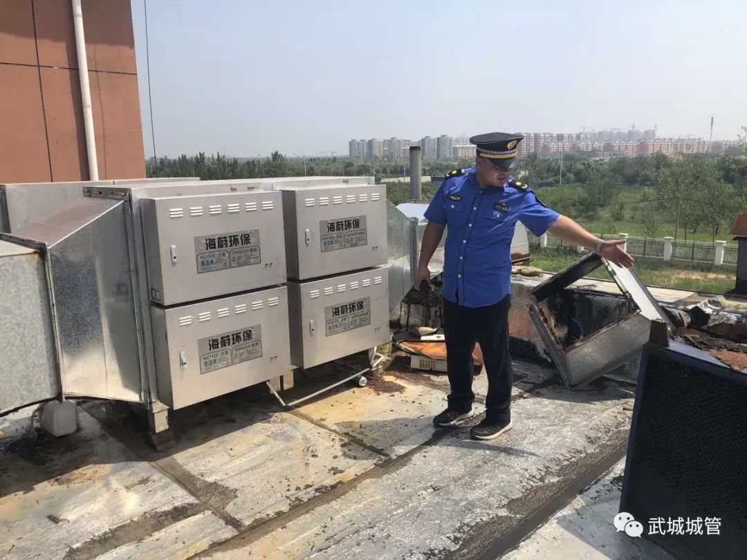 武城縣多措并舉開展城區餐飲燒烤油煙治理工作