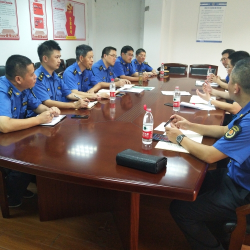 寧波市局生態秩序處調研望春街道青林灣西區內街餐飲油煙污染防治工作