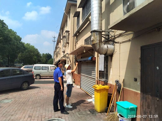 嘉興科技城四舉措開展餐飲油煙污染專項整治行動