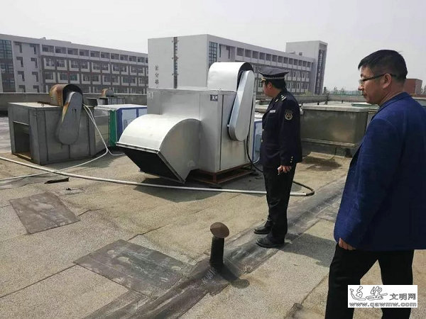 遷安市開展餐飲油煙專項排查整治行動