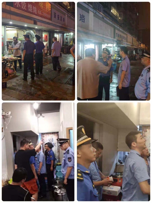 白云中隊持續強化餐飲油煙治理工作