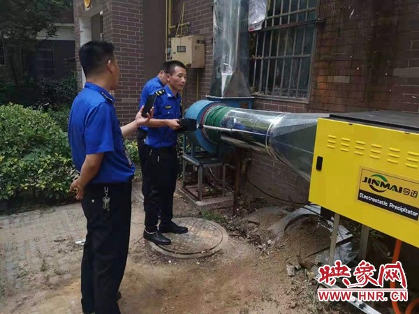 尉氏縣城市管理局多舉措治理餐飲業油煙污染