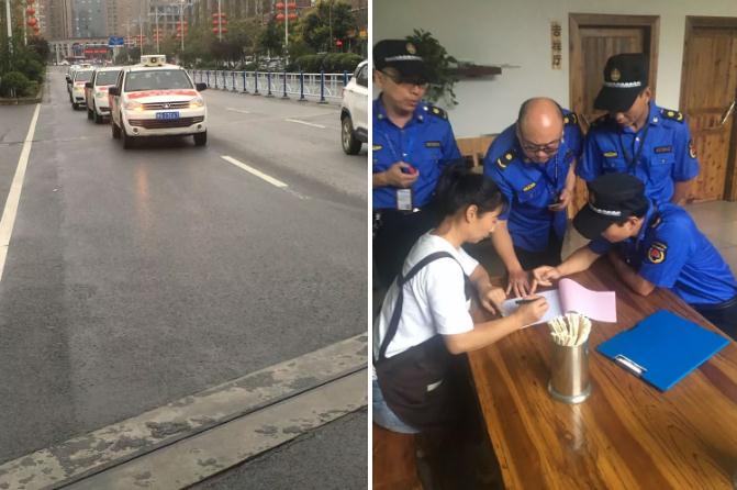 輝縣城管局開展餐飲業油煙整治工作