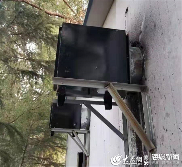 泰安一企業內部食堂違規排放油煙被責令整改并罰款5000元