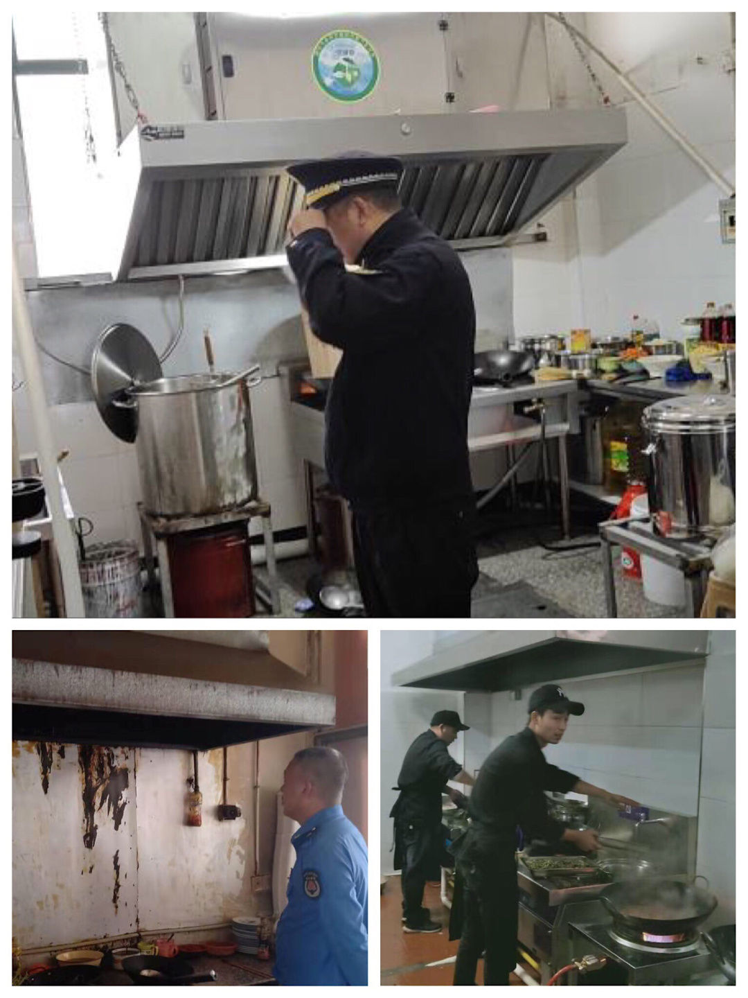 蘇溪城管大隊組織開展餐飲油煙整治行動