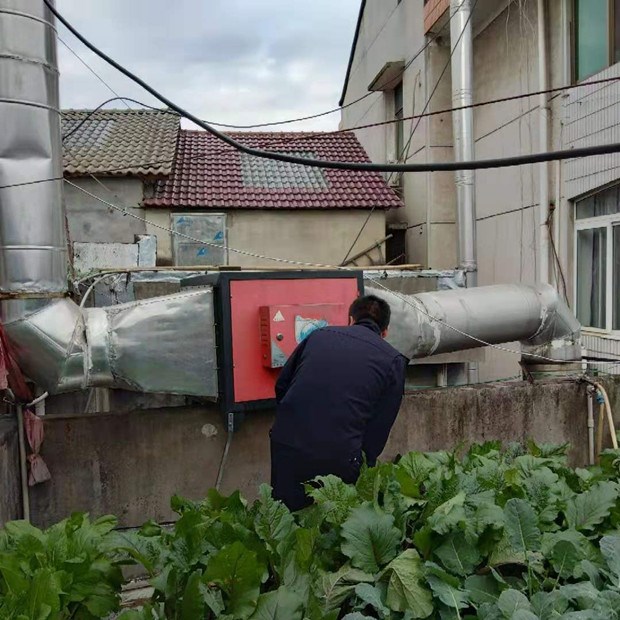 桃江縣開展“藍天保衛戰”餐飲油煙執法檢查專項行動