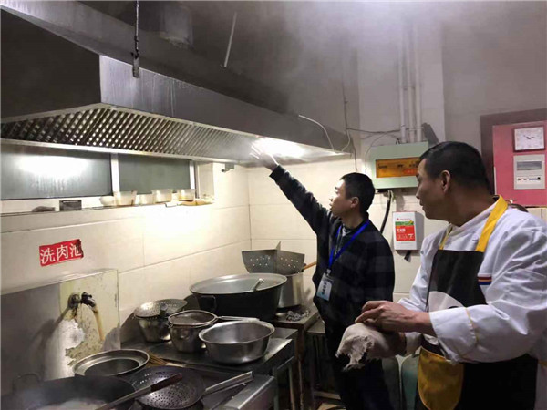 洛龍區科技園街道辦事處開展轄區餐飲場所專項檢查