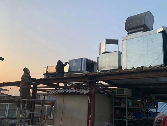 北京市西城區大柵欄街道推進餐飲企業油煙改造