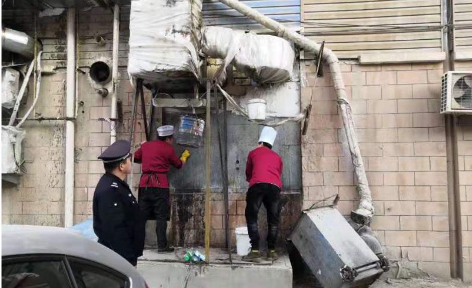 庫爾勒開發區開展餐飲行業 油煙整治“回頭看”