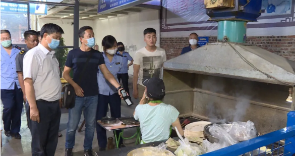 思茅區開展燒烤油煙污染專項整治