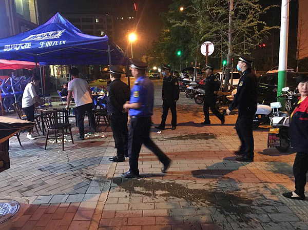 楊凌示范區城市管理執法局開展露天燒烤專項整治活動