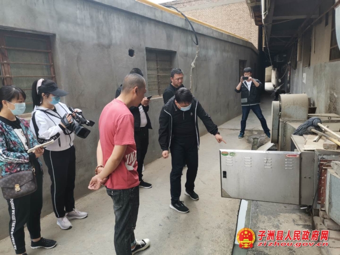 子洲縣多部門聯合督查城區餐飲油煙污染專項治理情況