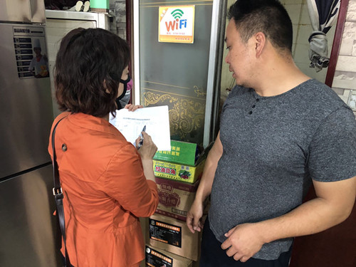 揚州市高新區高橋社區開展餐飲油煙排放專項整治