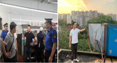 天心區新開鋪街道檢查餐飲門店油煙凈化器排放