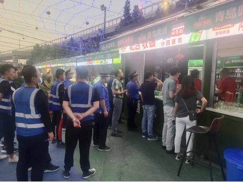 北林路街道辦事處開展夏季餐飲業油煙污染防治專項行動