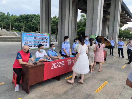 柴桑區開展餐飲油煙污染整治執法宣傳活動