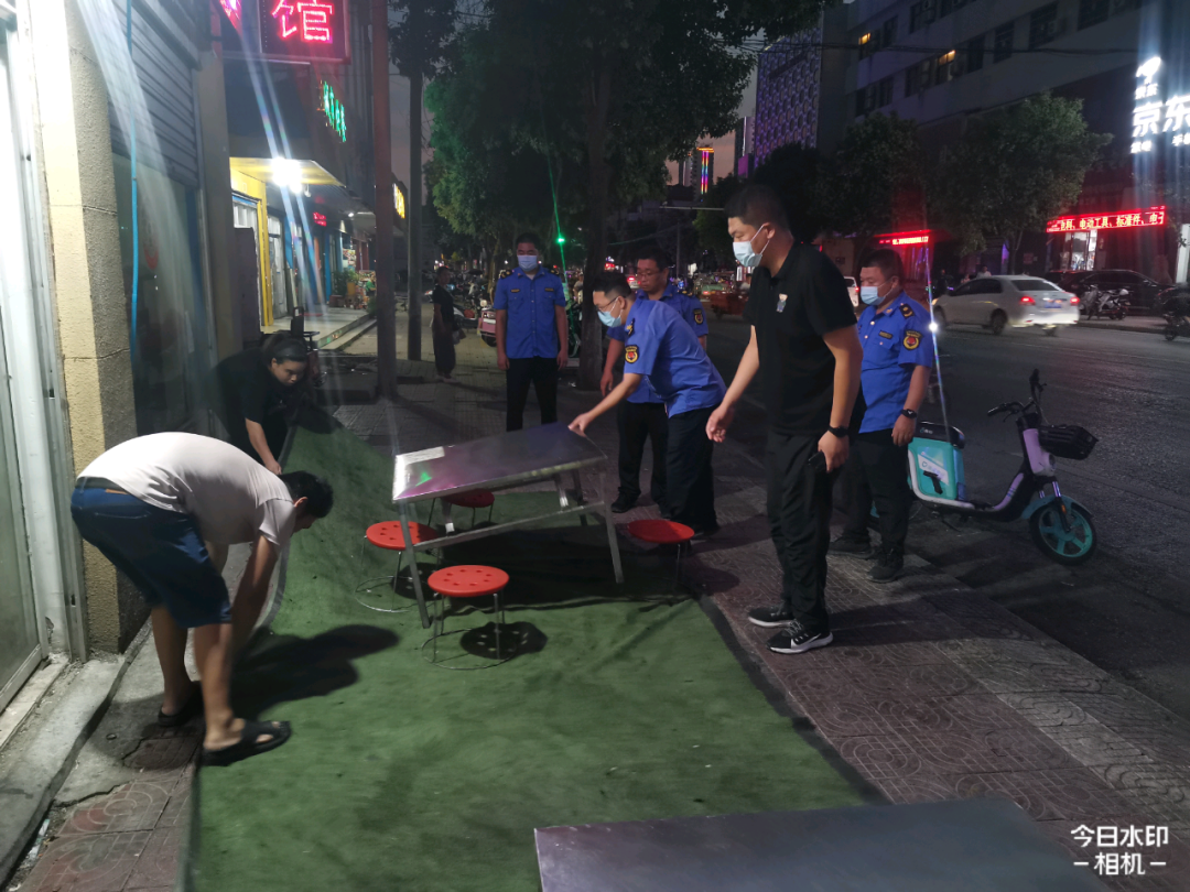 鎮平縣開展餐飲飯店、夜市攤點綜合整治