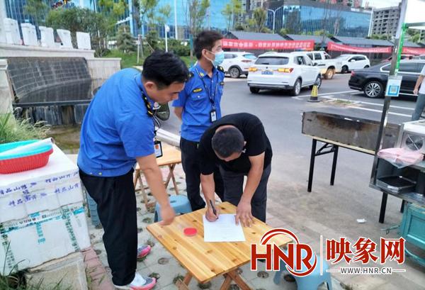 息縣多措并舉開展夜市攤點專項整治