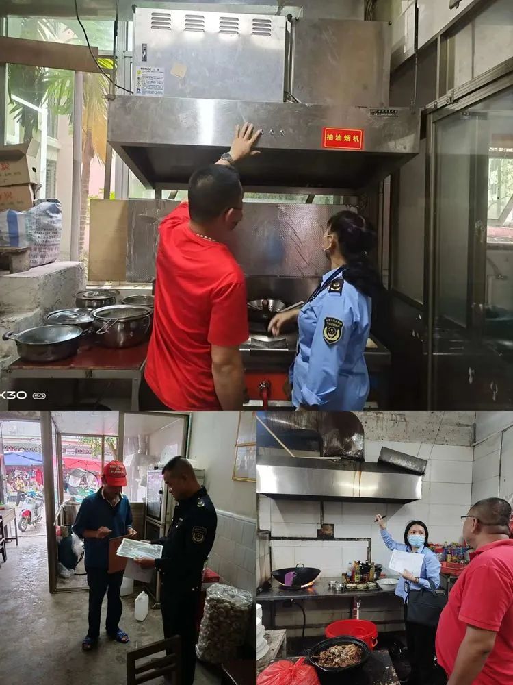 屯昌縣市場監督管理局推進餐飲油煙治理工作