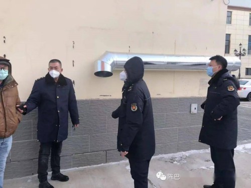 陳巴爾虎旗多部門聯合整治餐飲單位油煙噪音污染問題