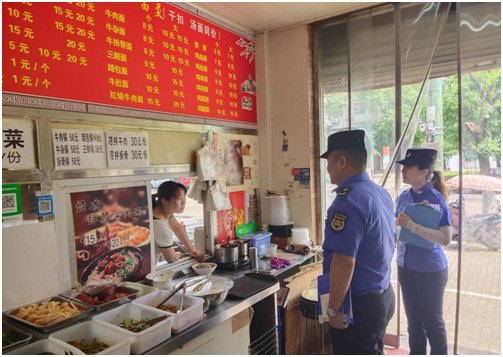 蚌埠高新區行政執法局開展餐飲油煙整治