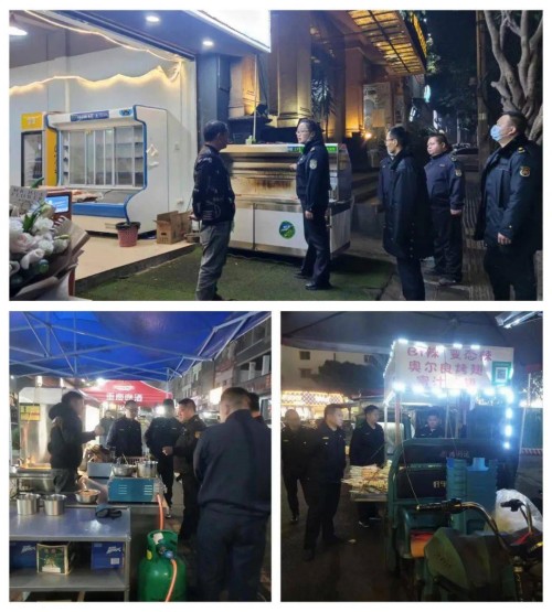 興義市綜合行政執法局開展夜市油煙污染專項治理