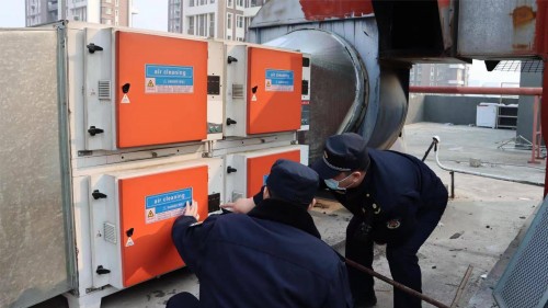 保定市高新區多措并舉做好餐飲油煙治理工作