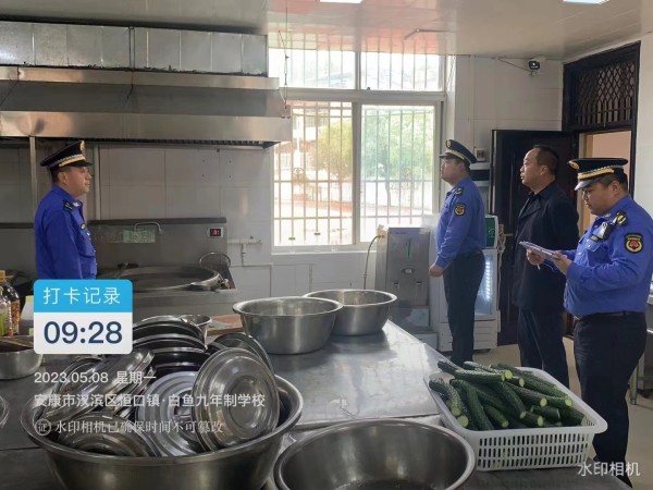 恒口示范區開展全區餐飲服務單位檢查和回訪服務