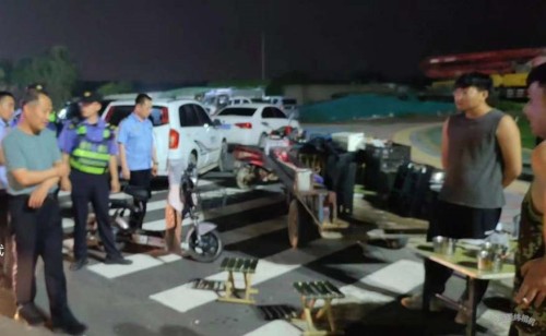 欒城區三單位聯合開展餐飲燒烤單位檢查