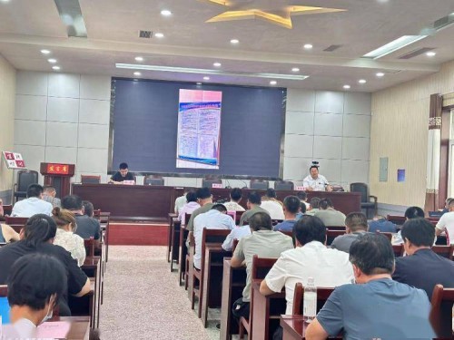 老僧堂鎮召開鎮域內餐飲行業油煙整治工作業務培訓會