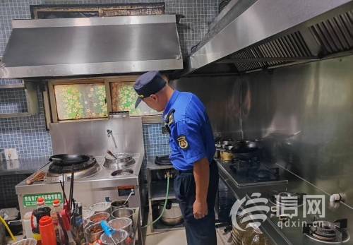 北宅街道開展餐飲油煙污染整治行動 