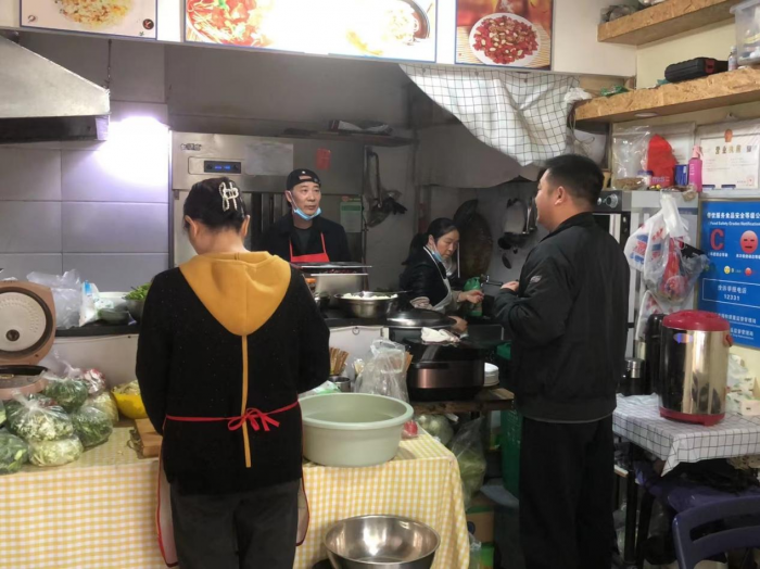 蔡橋街道開展大氣污染治理防控工作