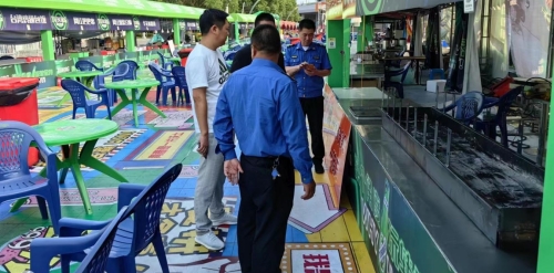 科城街道生態環境辦公室開展餐飲油煙專項整治