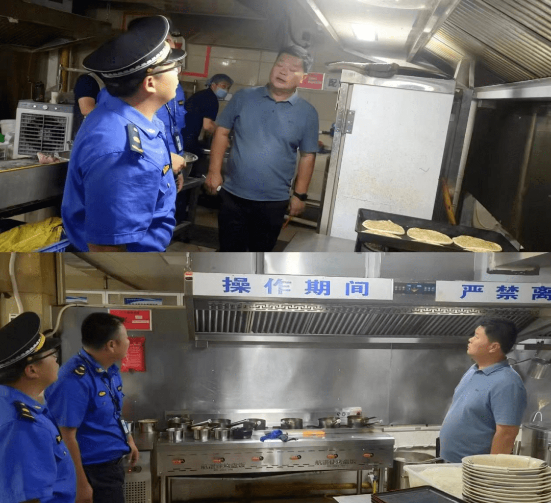 金耀街道辦事處開展轄區餐飲油煙治理督導檢查
