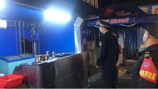 建設中隊開展餐飲業油煙凈化器使用情況“回頭看”工作