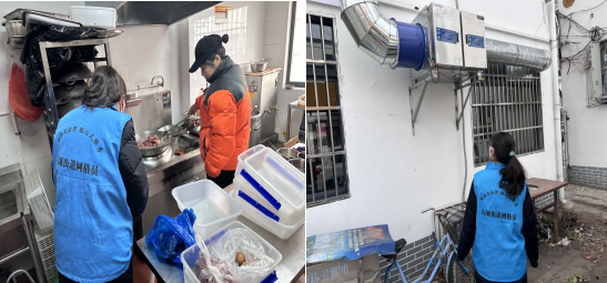 府前社區開展餐飲油煙專項治理工作