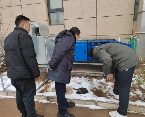 石家莊市高新區生態環境局開展餐飲業大氣污染整治行動