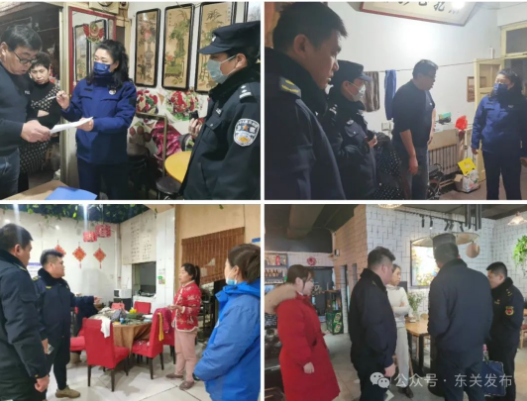 葦灣社區開展轄區餐飲服務業油煙排放情況專項整治行動