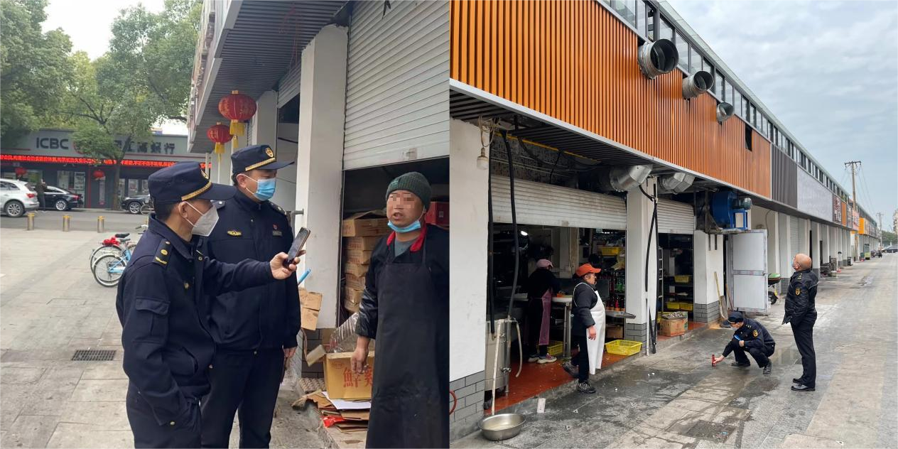 鎮海區綜合行政執法局開展餐飲行業油煙擾民整治