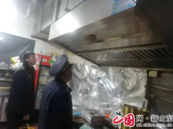 濟寧高新區綜合行政執法局推進餐飲油煙整治工作