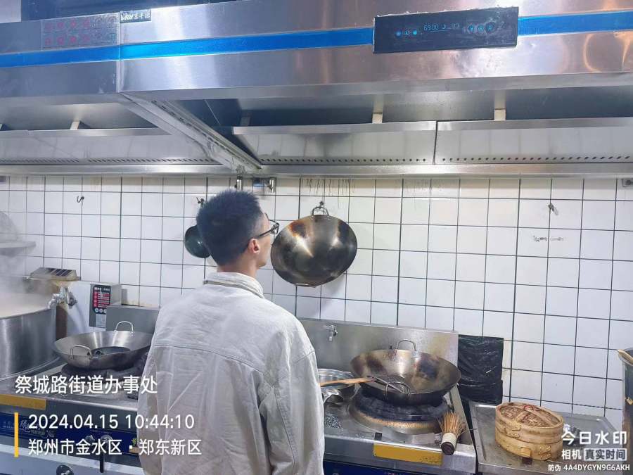 祭城路街道辦事處三舉措開展油煙污染治理工作