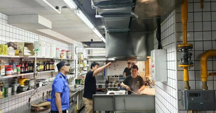 漳州市生態環境局臺商投資區分局推進餐飲油煙整治