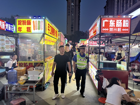 福順社區開展夜間露天燒烤及安全隱患整治