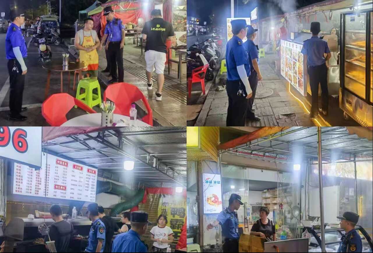 黃果樹旅游區綜合執法大隊開展油煙噪音雙治理